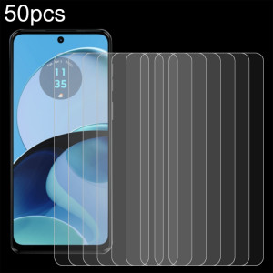Pour Motorola Moto G14 50pcs 0.26mm 9H 2.5D Film de Verre Trempé SH9101928-20
