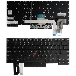 Pour Lenovo ThinkPad P1 X1 Extreme X1 English Enter Key Backlight Laptop Keyboard SH3901434-20