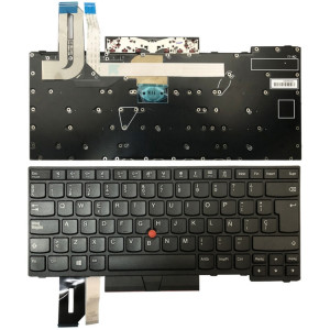 Pour Lenovo ThinkPad E480 / E495 / L480 Version Espagnole Clavier D'ordinateur Portable Rétro-Éclairé SH55011698-20