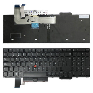 Pour Lenovo ThinkPad E580 / L580 / E585 Version Espagnole Clavier D'ordinateur Portable Rétro-Éclairé SH55031017-20