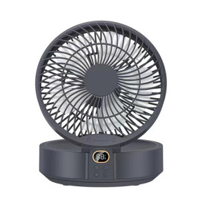 Ventilateur mural à tête pivotante WSK302 4000 mAh avec veilleuse (noir) SH001A991-20
