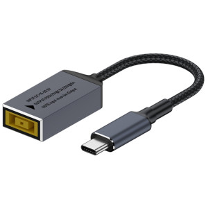 Connecteur adaptateur de charge d'ordinateur Lenovo Big Square femelle vers USB-C/Type-C mâle 100 W SH2117698-20
