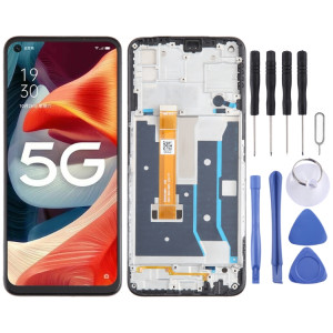 Pour OPPO A53 5G OEM écran LCD numériseur assemblage complet avec cadre SH12191957-20
