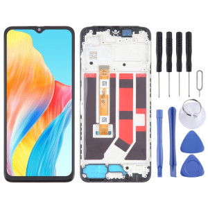 Pour OPPO A18 4G OEM écran LCD numériseur assemblage complet avec cadre SH12441032-20