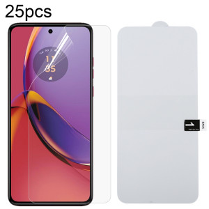 Protecteur d'écran complet pour Motorola Moto G84, 25 pièces, Film Hydrogel antidéflagrant SH4603149-20
