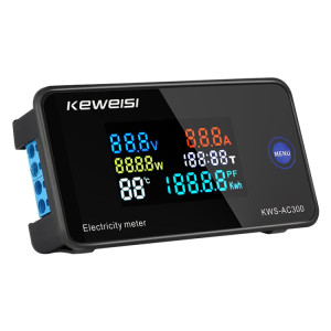 Voltmètre de courant numérique KWS-AC300-20A 50-300V AC (noir) SH201A964-20