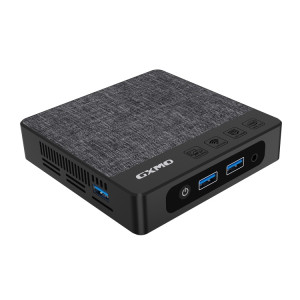 GXMO N42 Windows 11 Intel Gemini Lake N4020C Mini PC NVME SSD WiFi Mini ordinateur de bureau, spécifications : 6 Go + 64 Go (noir) SG801A3-20