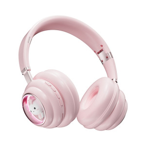 Casque Bluetooth sans fil monté sur la tête T&G KE-30 RGB (rose) SH401A1036-20