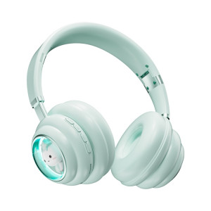 Casque Bluetooth sans fil monté sur la tête T&G KE-30 RGB (vert) SH401D1628-20