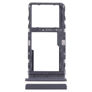 Pour TCL 40 SE Plateau de carte SIM + Micro SD d'origine (noir) SH802A527-20