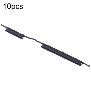 Pour Samsung Galaxy A21s SM-A217 10 pièces bouton d'alimentation + bouton de contrôle du volume (noir) SH621A1173-20