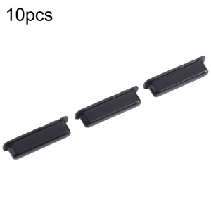 Pour Samsung Galaxy J6 SM-J600 10 pièces bouton d'alimentation + bouton de contrôle du volume (noir) SH642A867-20