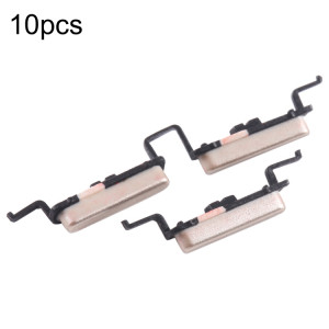 Pour Samsung Galaxy J4 SM-J400 10 pièces bouton d'alimentation + bouton de contrôle du volume (or) SH702A275-20