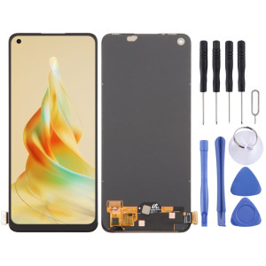 Pour OPPO Reno8 T 4G écran LCD AMOLED d'origine avec numériseur assemblage complet SH581117-20