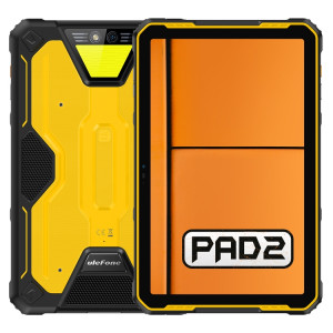  Tablette PC robuste Ulefone Armor Pad 2, 16 Go + 256 Go 11 pouces Android 13 MediaTek Helio G99 Octa Core 4G réseau (jaune) SU902B1933-20