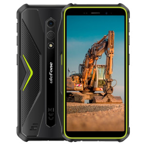  Ulefone Armor X12, 3 Go + 32 Go, téléphone robuste, déverrouillage facial, 5,45 pouces Android 13 Go MediaTek Helio A22 Quad Core, réseau : 4G, NFC (moins vert) SU201B1364-20