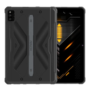  HOTWAV Tab R6 Tablette ultra robuste, 8 Go + 256 Go, 10,4 pouces Android 13 MediaTek Helio P60 Octa Core Réseau 4G, version mondiale avec Google Play (noir gris) SH801A1019-20