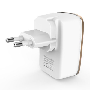 LDNIO A3304 17W 3 Interfaces USB Chargeur de voyage Chargeur de téléphone portable, SL28021525-20