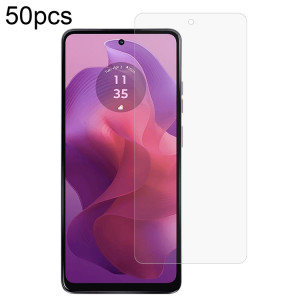 Pour Motorola Moto G24 50pcs 0.26mm 9H 2.5D Film de verre trempé SH82051941-20