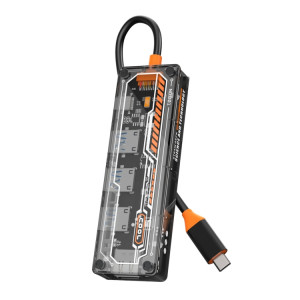 SW5H 5 en 1 Type-C vers PD + USB3.0 + 2xUSB2.0 + Station d'accueil HUB HDMI (gris) SH501A330-20
