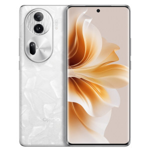 OPPO Reno11 Pro, 12 Go + 512 Go, empreinte digitale d'écran, 6,74 pouces ColorOS 14 Qualcomm Snapdragon 8+ Gen 1 Octa Core jusqu'à 3,2 GHz, NFC, OTG, réseau : 5G (argent) SO002C1467-20