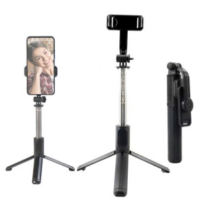 Q07 Bluetooth Selfie Stick multifonctionnel trépied de diffusion en direct sans lumière (noir) SH601A859-20