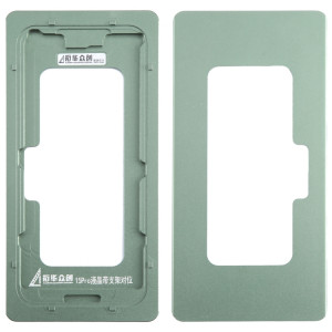 Pour iPhone 15 Pro écran LCD lentille extérieure en verre calibrage moule fixe SH4103162-20