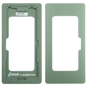 Pour iPhone 15 Pro Max écran LCD lentille extérieure en verre calibrage moule fixe SH41041635-20