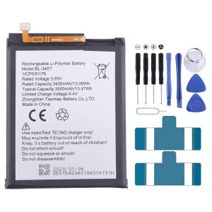 Batterie de remplacement pour Tecno Phantom 9/Camon 12 Pro, BL-34DT, 3500mAh SH5708900-20