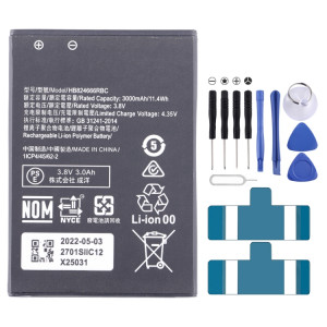 Batterie de remplacement pour routeur WiFi Huawei E5577/E5785/E5787, HB824666RBC, 3000mAh SH8703971-20
