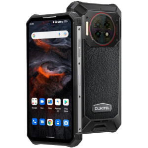  Oukitel WP19 Pro, 8 Go + 256 Go, 6,8 pouces MediaTek Helio G99 Octa-core, NFC, réseau : 4G (noir) SO001A352-20