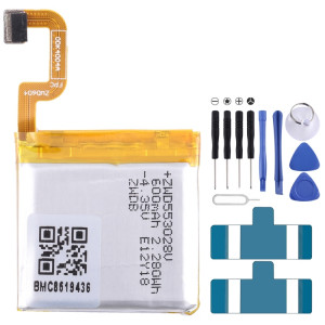 Batterie de remplacement pour montre Teemo G1/SW17D, ZWD553028V E12Y18, 600mAh SH5701151-20