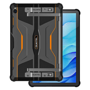  Tablette robuste OUKITEL RT6 4G réseau IP68/IP69K, 8 Go + 256 Go, 10,1 pouces Android 13 MediaTek MT8788 Octa Core prise en charge double SIM, (orange) SO001A599-20