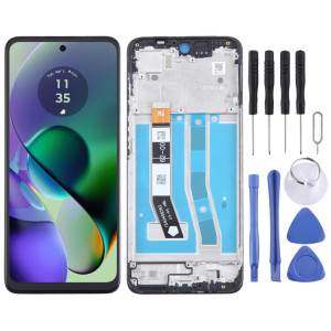 Pour Motorola Moto G54 OEM écran LCD numériseur assemblage complet avec cadre SH90141051-20