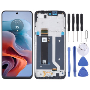 Pour Motorola Moto G34 OEM écran LCD numériseur assemblage complet avec cadre SH90151837-20