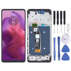 Pour Motorola Moto G24 OEM écran LCD numériseur assemblage complet avec cadre SH901792-20