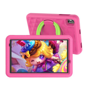 Pritom B8K 4G LTE Kid Tablet 8 pouces, 4 Go + 64 Go, Android 12 Unisoc T310 Quad Core CPU Prise en charge du contrôle parental Google Play (Rose) SP201A1368-20