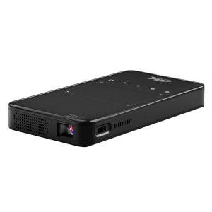 90 DLP Android 9.0 2 Go + 32 Go 4K Mini projecteur intelligent WiFi, prise d'alimentation : (noir) SH401A1804-20