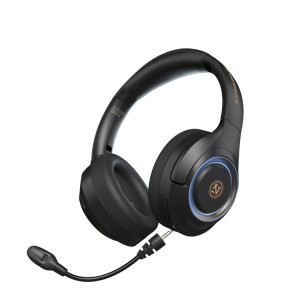 Casque de jeu sans fil A8, stéréo sur l'oreille, microphone filaire (noir) SH301B464-20