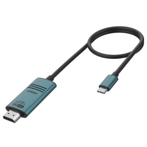 Câble de conversion vidéo HD Onten UC982 8K 60 Hz USB-C / Type-C vers HDMI (vert pin) SO601A1124-20