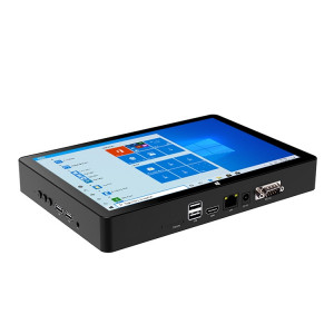 Boîtier PC tout-en-un CENAVA H10F, 16 Go + 128 Go, 10,1 pouces Windows 10 Intel Celeron J4125 Quad Core (noir) SC502A418-20