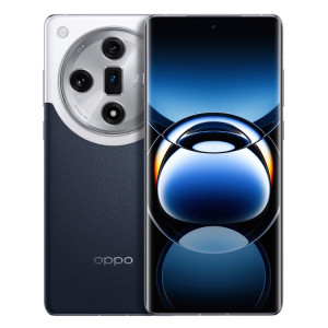 Téléphone OPPO Find X7 Ultra AI, 16 Go + 512 Go, empreinte digitale d'écran, 6,82 pouces ColorOS 14.0 Qualcomm Snapdragon 8 Gen3 Octa Core jusqu'à 3,3 GHz, OTG, NFC, réseau : 5G (bleu foncé) SO803B1795-20