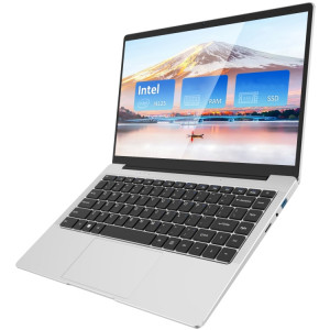 Ordinateur portable GXMO F141S 14,1 pouces, 8 Go + 256 Go, Windows 11 Intel Celeron J4125 Quad Core (argent) SG001A1008-20