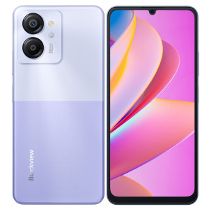  Blackview COLOR 8, 8 Go + 128 Go, identification d'empreintes digitales et de visage, 6,75 pouces Android 13 Unisoc T616 Octa Core jusqu'à 2,2 GHz, réseau : 4G, OTG (Wisteria Purple) SB901C1430-20