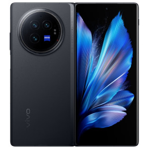 vivo X Fold3, 12 Go + 256 Go, Face ID / Identification par empreinte digitale, 8,03 pouces + 6,53 pouces Android 14 OriginOS 4 Snapdragon 8 Gen 2 Octa Core 3,25 GHz, OTG, NFC, Réseau : 5G (Noir) SV301A1469-20