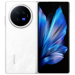 vivo X Fold3, 16 Go + 256 Go, Face ID / Identification par empreinte digitale, 8,03 pouces + 6,53 pouces Android 14 OriginOS 4 Snapdragon 8 Gen 2 Octa Core 3,25 GHz, OTG, NFC, Réseau : 5G (Blanc) SV302B788-20
