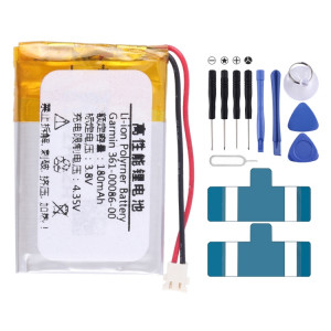 Pour Garmin Forerunner 220 361-00086-00 180mAh Remplacement de la batterie SH76011164-20