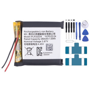 Pour remplacement de batterie Amazfit EVE PL432224 280mAh SH7702263-20