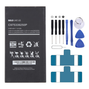 Pour BLU Dash X Plus LTE D0030UU C975339250P 2500mAh remplacement de batterie SH03011436-20