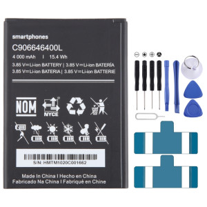 Pour remplacement de batterie BLU C906646400L 4000mAh SH03031423-20